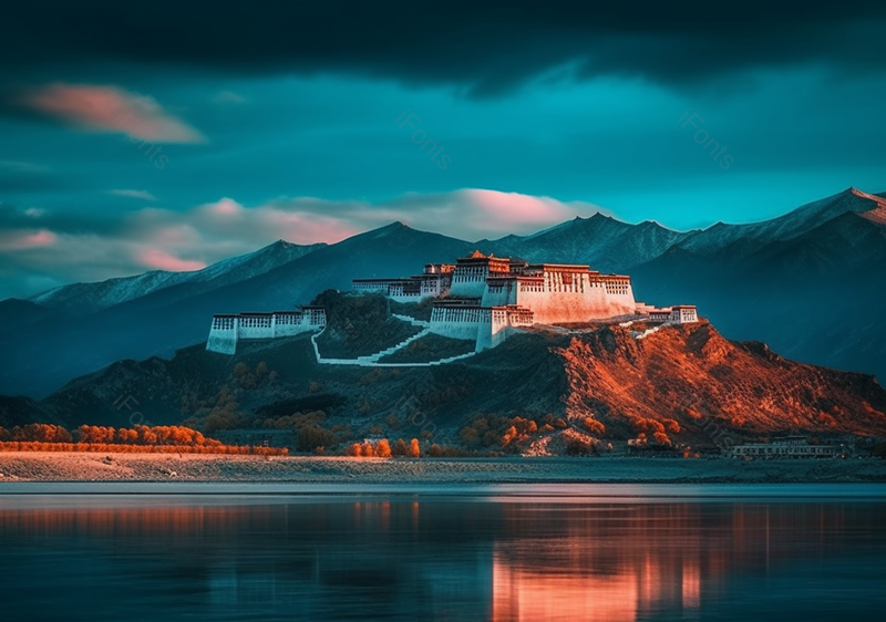 布达拉宫景点自然风光摄影图,高清,摄影图,摄影图片,图片大全,摄影图免费下载